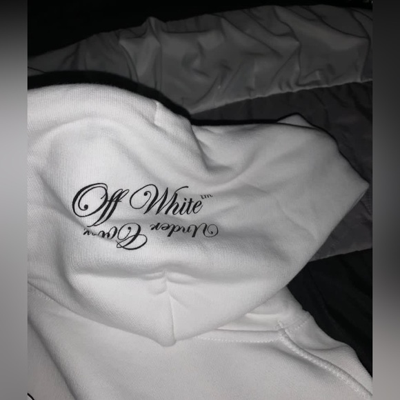 OFF WHITE UNDERCOVER SKELETON RVRS HOODIE WHITE - Picture 5 of 14